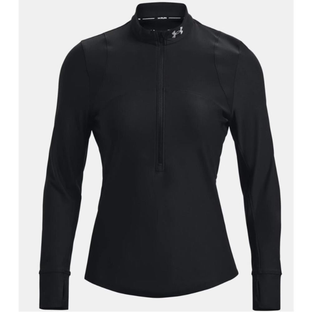Under Armour Women's Activewear Half-Zip Running Top Black